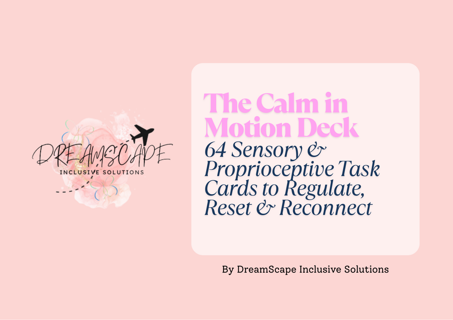 The Calm in Motion Deck – 64 Sensory & Proprioceptive Task Cards (Digital Download)